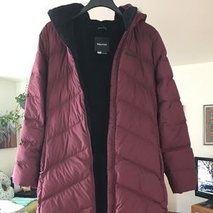 Marmot 2XL down knee length jacket MAKE OFFER :)